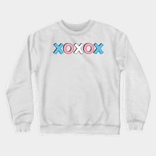 Hugs and Kisses - T4T Valentines - Pride XOXO Crewneck Sweatshirt